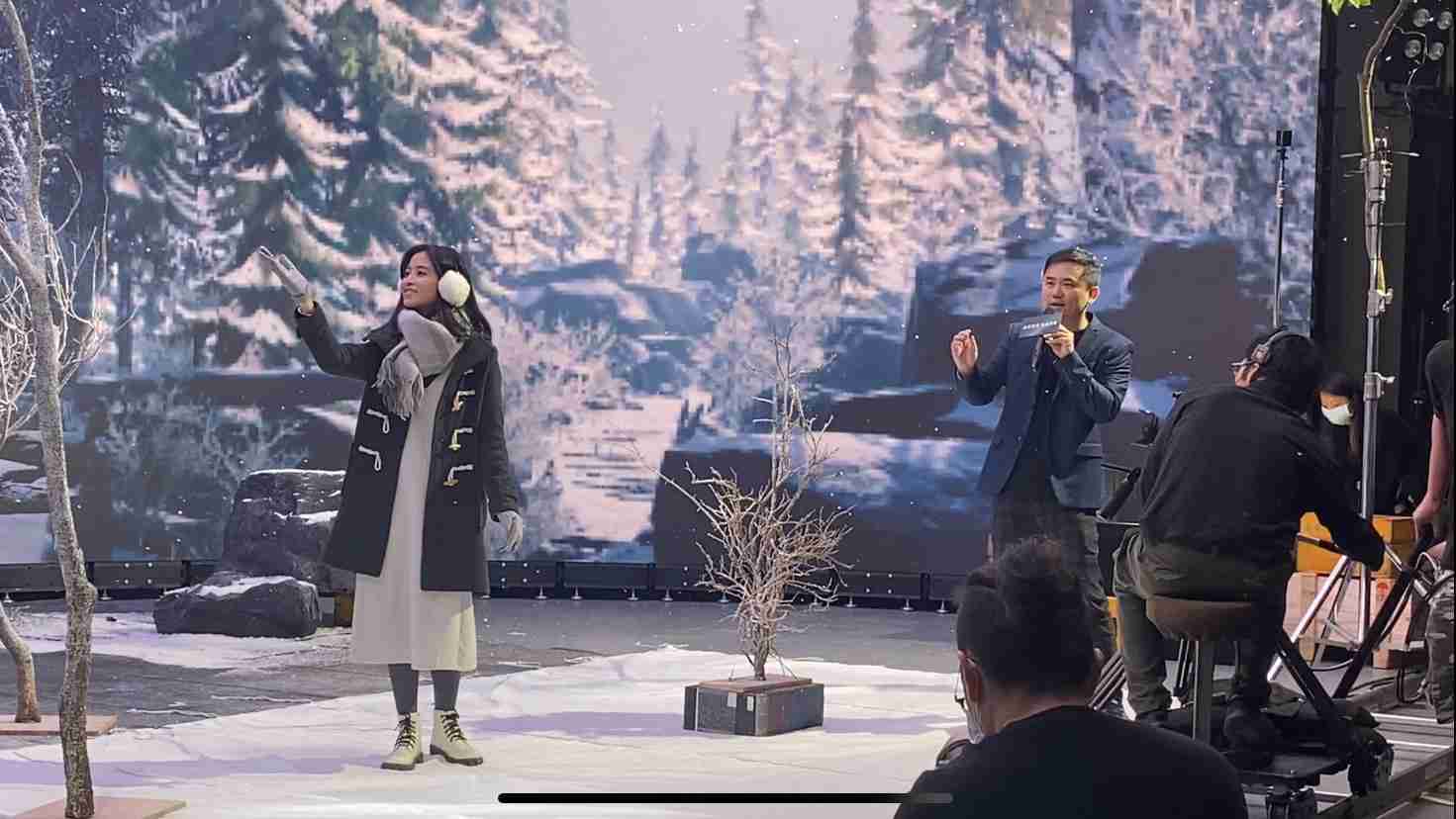 NG大舞台以ALED先进显屏技术，，与金马奖视觉特效团队“再现影像”携手合作打造LED虚拟摄影棚，，提供沉浸式表演体验，，并精简拍摄成本与时间