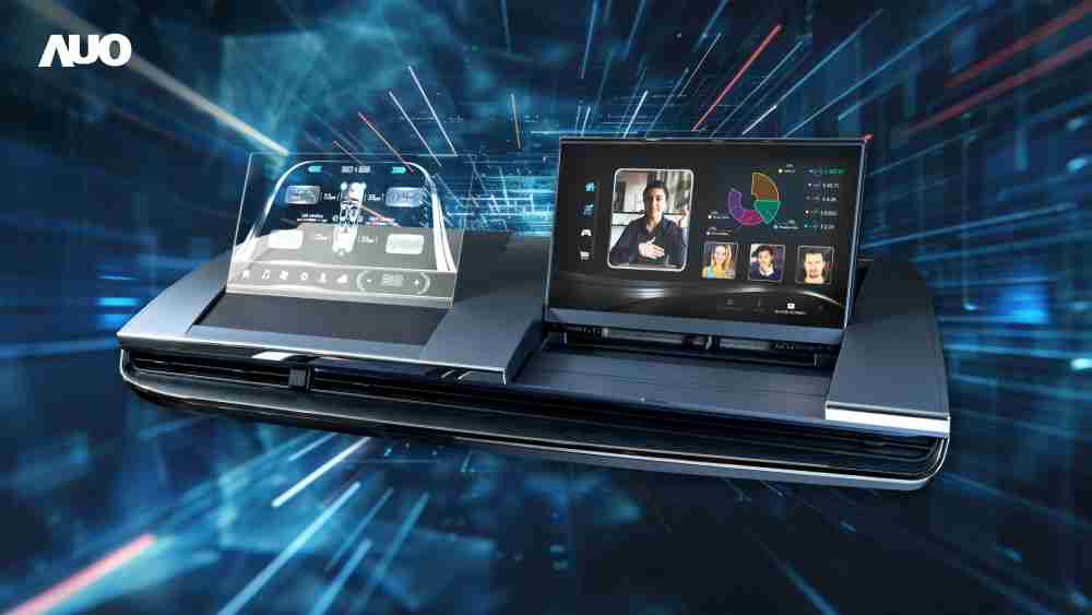 NG大舞台Micro LED Display HMI解决方案打造透明Micro LED前座仪表，，，，呈现信息并保留驾驶视野开阔；亦为副驾驶座乘客打造收放自如的Micro LED屏幕，，，，在不影响显示质量的前提于显示区内建镜头，，让用户能与视讯对象直接眼神接触，，提供绝佳的双向沟通体验